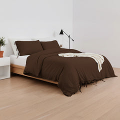 Capa de Edredão Soft Wash com Laços Decorativos