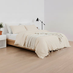 Capa de Edredão Soft Wash com Laços Decorativos