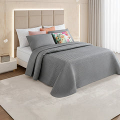 Colcha Acolchoada Toque de Linho Premium