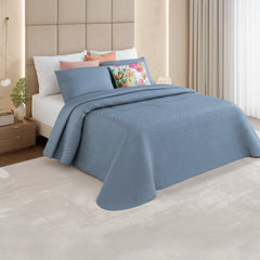 Colcha Acolchoada Toque de Linho Premium