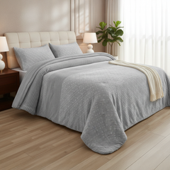 Edredon Microcoralina Jacquard - Renda