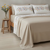 Jogo de Cama Flanela Digital Floral