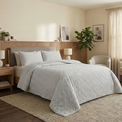 Colcha Quadrados Com Almofadas