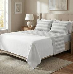 Lençóis Stripes Casal - 100% Algodão