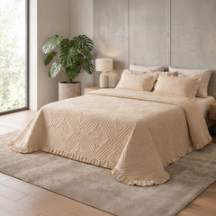 Colcha com Almofadas Toque de Algodão