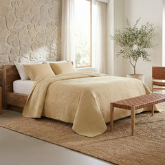 Colcha Bouti Geométrica Acolchoada