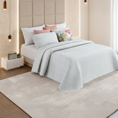 Colcha Acolchoada Toque de Linho Premium