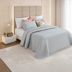 Colcha Acolchoada Toque de Linho Premium