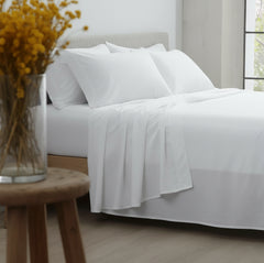 Jogo de Cama Branco em Algodão